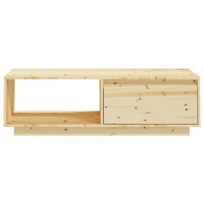 Couchtisch 110x50x33,5 cm Massivholz Tanne - Image 5