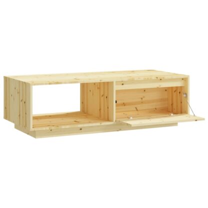 Couchtisch 110x50x33,5 cm Massivholz Tanne - Image 8