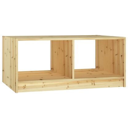 Couchtisch 75x50x33,5 cm Massivholz Tanne - Image 2