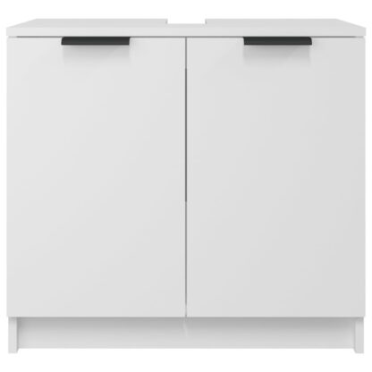 Badschrank Weiß 64,5x33,5x59 cm Holzwerkstoff - Image 7