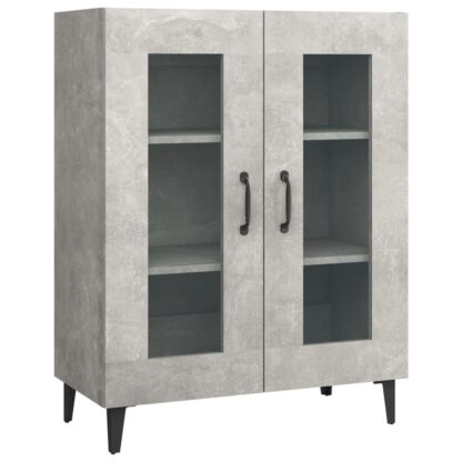 Sideboard Betongrau 69,5x34x90 cm Holzwerkstoff - Image 2