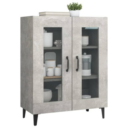 Sideboard Betongrau 69,5x34x90 cm Holzwerkstoff - Image 4