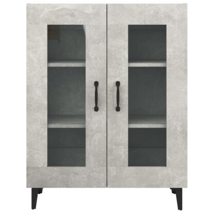 Sideboard Betongrau 69,5x34x90 cm Holzwerkstoff - Image 6