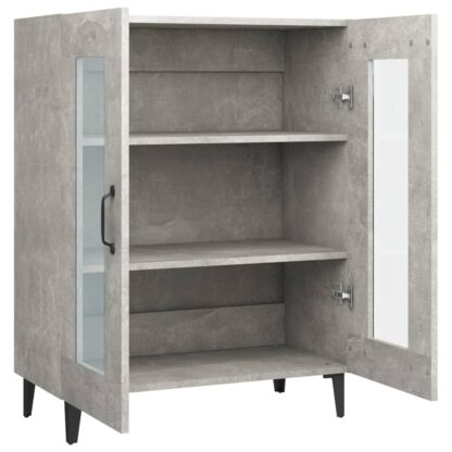 Sideboard Betongrau 69,5x34x90 cm Holzwerkstoff - Image 7
