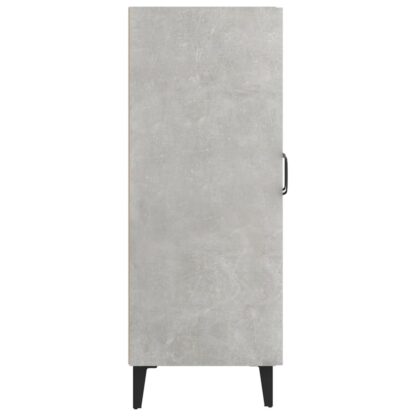 Sideboard Betongrau 69,5x34x90 cm Holzwerkstoff - Image 8
