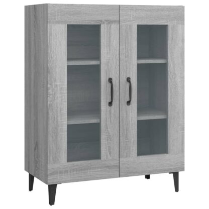 Sideboard Grau Sonoma 69,5x34x90 cm Holzwerkstoff - Image 2