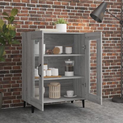 Sideboard Grau Sonoma 69,5x34x90 cm Holzwerkstoff - Image 3
