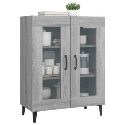 Sideboard Grau Sonoma 69,5x34x90 cm Holzwerkstoff - Image 4