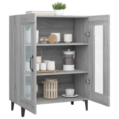 Sideboard Grau Sonoma 69,5x34x90 cm Holzwerkstoff - Image 5