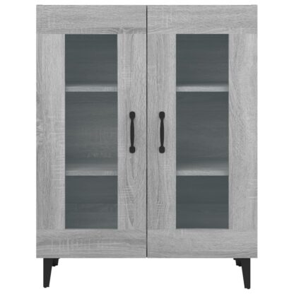 Sideboard Grau Sonoma 69,5x34x90 cm Holzwerkstoff - Image 6