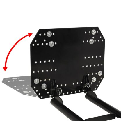 Schneeschild für ATV 120x38 cm Schwarz - Image 5