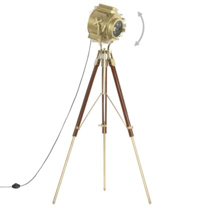 Stehleuchte Dreibein Massivholz Mango 193 cm - Image 3