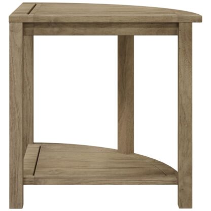 Eck-Duschbank 50x40x45 cm Massivholz Teak - Image 4