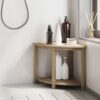 Eck-Duschbank 50x40x45 cm Massivholz Teak