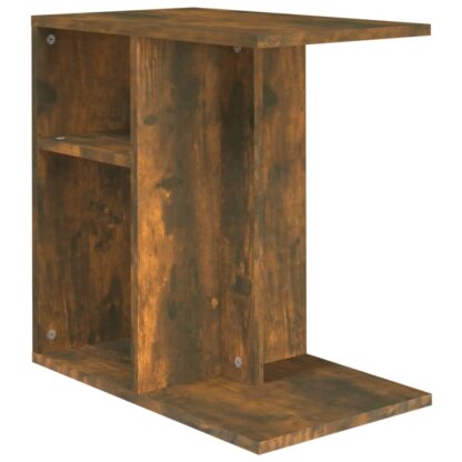 Beistelltisch Räuchereiche 50x30x50 cm Holzwerkstoff - Image 2