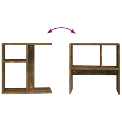 Beistelltisch Räuchereiche 50x30x50 cm Holzwerkstoff - Image 8