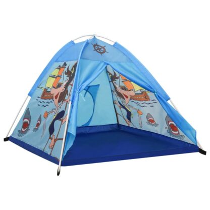 Spielzelt für Kinder Blau 120x120x90 cm - Image 2