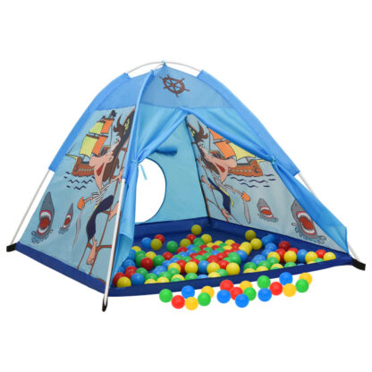Spielzelt für Kinder Blau 120x120x90 cm - Image 3