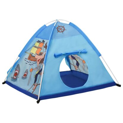 Spielzelt für Kinder Blau 120x120x90 cm - Image 4