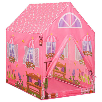 Spielzelt für Kinder Rosa 69x94x104 cm - Image 2