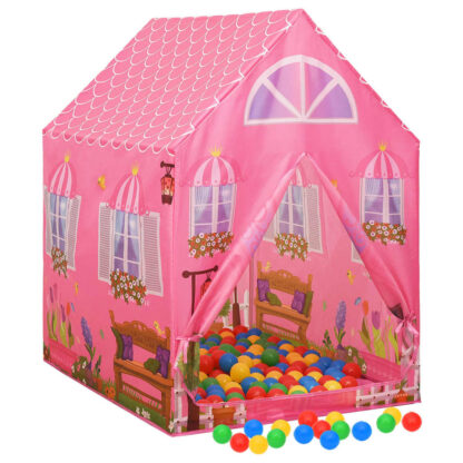 Spielzelt für Kinder Rosa 69x94x104 cm - Image 3