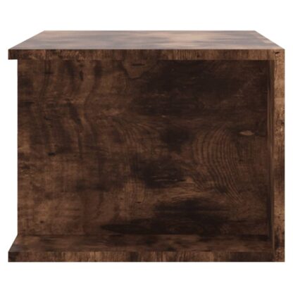 TV-Schrank mit LED-Leuchten Räuchereiche 90x39x30 cm - Image 9