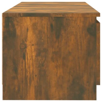 TV-Schrank mit LED-Leuchten Räuchereiche 140x40x35,5 cm - Image 11