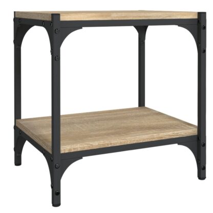 TV-Schrank Sonoma-Eiche 40x33x41 cm Holzwerkstoff und Stahl - Image 2