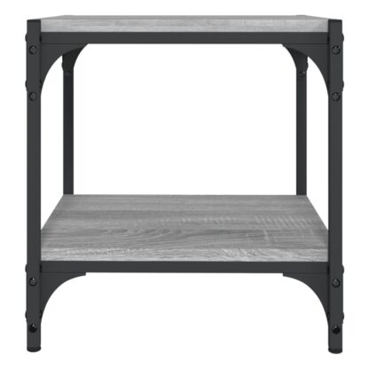 TV-Schrank Grau Sonoma 40x33x41 cm Holzwerkstoff und Stahl - Image 5