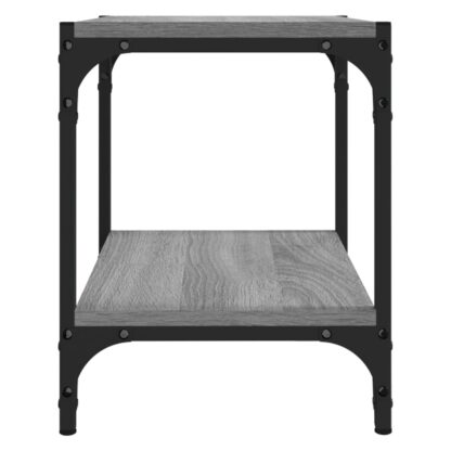 TV-Schrank Grau Sonoma 40x33x41 cm Holzwerkstoff und Stahl - Image 6