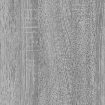 Bücherregal Grau Sonoma 40x33x70,5 cm Holzwerkstoff und Stahl - Image 8