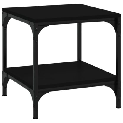 Beistelltisch Schwarz 40x40x40 cm Holzwerkstoff - Image 2