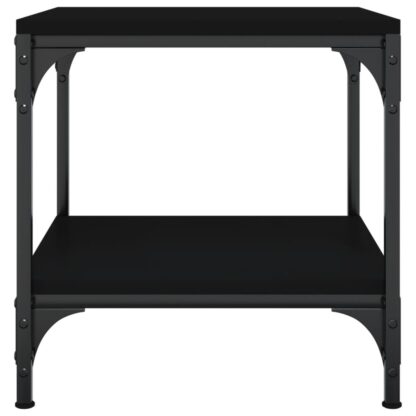 Beistelltisch Schwarz 40x40x40 cm Holzwerkstoff - Image 4