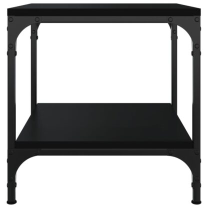 Beistelltische 2 Stk. Schwarz 40x40x40 cm Holzwerkstoff - Image 7