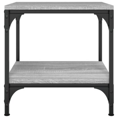 Beistelltische 2 Stk. Grau Sonoma 40x40x40 cm Holzwerkstoff - Image 6