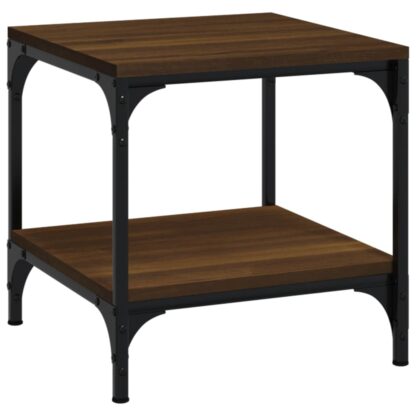 Beistelltische 2 Stk. Braun Eiche 40x40x40 cm Holzwerkstoff - Image 5
