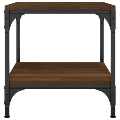 Beistelltische 2 Stk. Braun Eiche 40x40x40 cm Holzwerkstoff - Image 6
