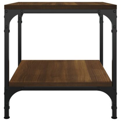 Beistelltische 2 Stk. Braun Eiche 40x40x40 cm Holzwerkstoff - Image 7