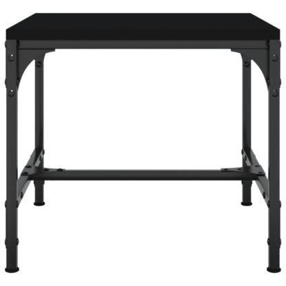 Beistelltisch Schwarz 40x40x35 cm Holzwerkstoff - Image 4