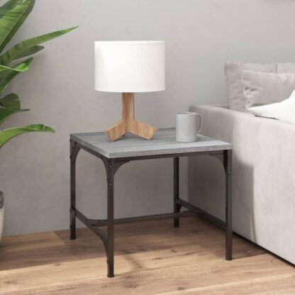 Beistelltische 2 Stk. Grau Sonoma 40x40x35 cm Holzwerkstoff - Image 3