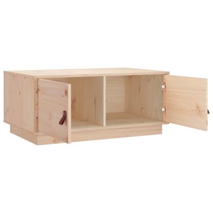 Couchtisch 80x50x35 cm Massivholz Kiefer - Image 7