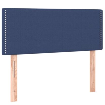 Boxspringbett mit Matratze & LED Blau 120x200 cm Stoff - Image 7
