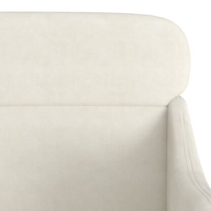 Sessel Creme 63x76x80 cm Samt - Image 6