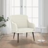 Sessel Creme 63x76x80 cm Samt