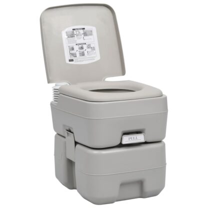 Tragbare Campingtoilette mit Waschbecken und Wasserbehälter - Image 4