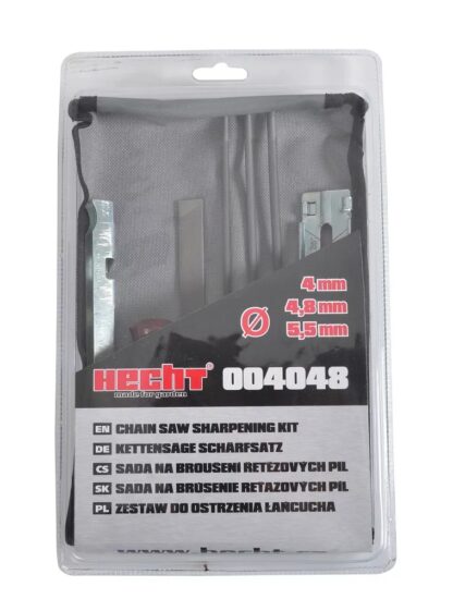 HECHT 004048 Kettenschärfset 4mm / 4.8mm / 5.5mm
