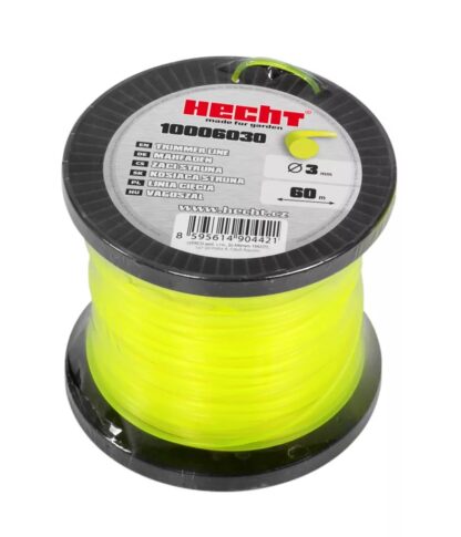 HECHT 10006030 3 mm x 60 m, Runder Ersatzfaden Rasentrimmer