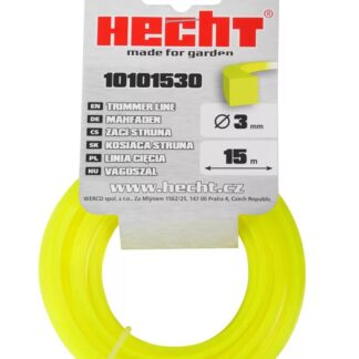 HECHT 10101530 3.0 mm x 15 m, Quadratischer Ersatzfaden Rasentrimmer