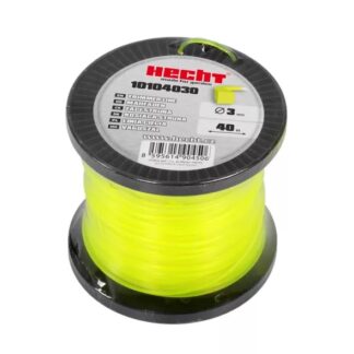 HECHT 10104030 3.0 mm x 40 m, Quadratischer Ersatzfaden Rasentrimmer