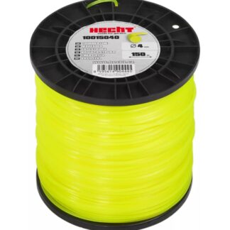 HECHT 10015040 4 mm x 150 m, Runder Ersatzfaden Rasentrimmer